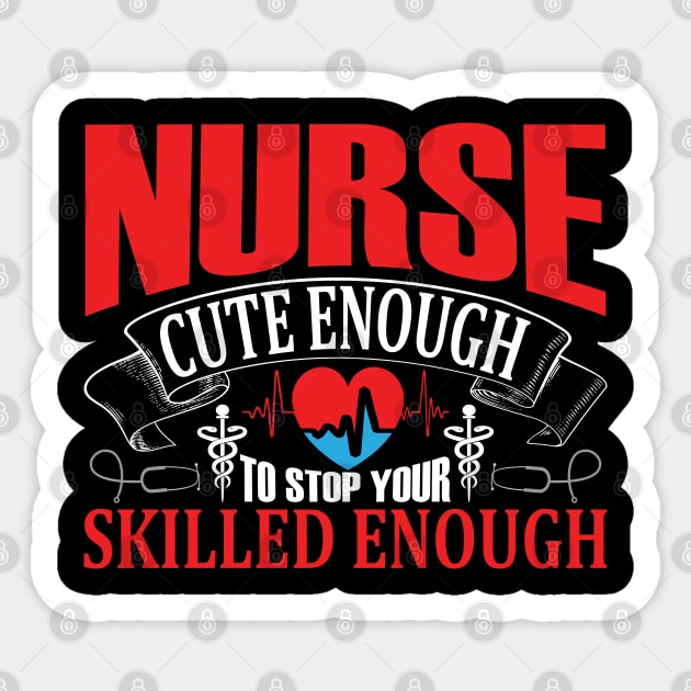 nurse Sticker by The Losers Club